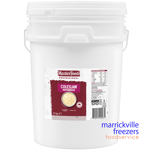 Mayonnaise Coleslaw 21kg Masterfoods