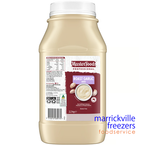 Aioli Dressing Roast Garlic 2.2kg Masterfoods
