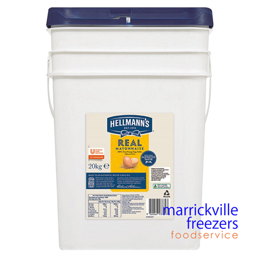 Mayonnaise Real Gluten Free 20kg HELLMANS