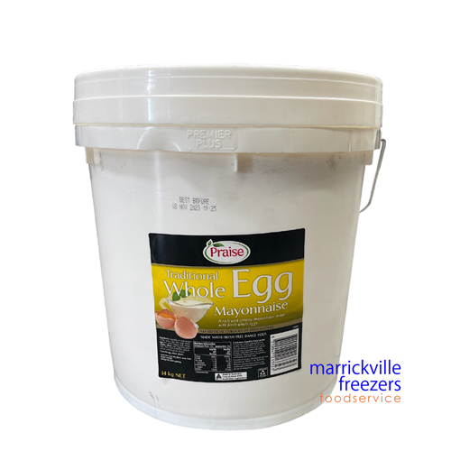 Mayonnaise Whole Egg Praise Traditional 14kg
