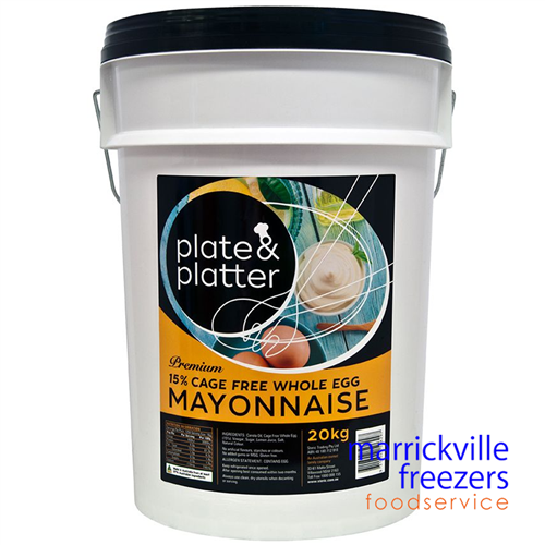 Mayonnaise Whole Egg 20lt Plate & Platter