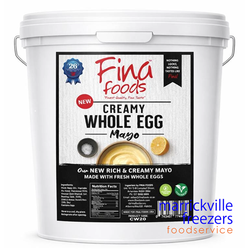 Mayonnaise Whole Egg CREAMY 20lt FINA