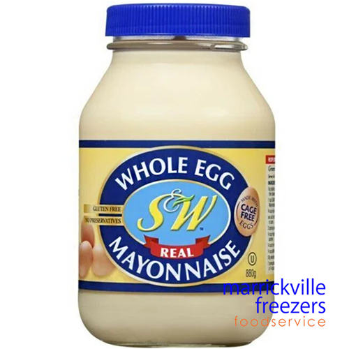 Mayonnaise S&W 6x880gm (LARGE JARS)