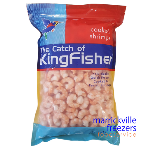 Prawns Peeled & Cooked 90/120 Black Tiger 1kg KF
