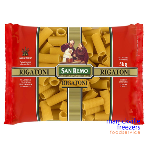 Pasta Rigatoni #22 2X5kg San Remo
