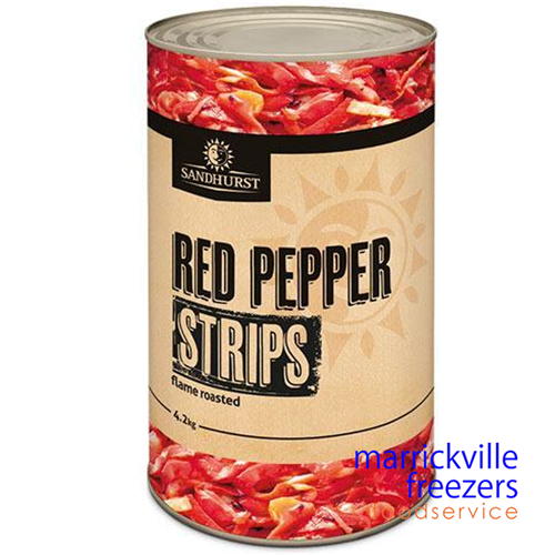 Peppers Red Roasted Strips A12 Sandhurst