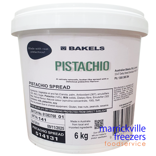 Pistachio Spread 6kg BAKELS