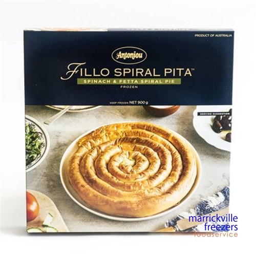 Pita Spiral Spinach & Fetta 900g Antoniou