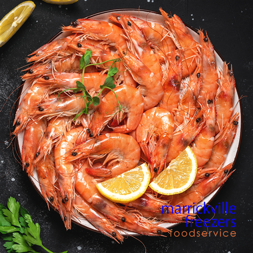Prawns Whole Cooked Vannamei 10-15 5kg Ocean Queen