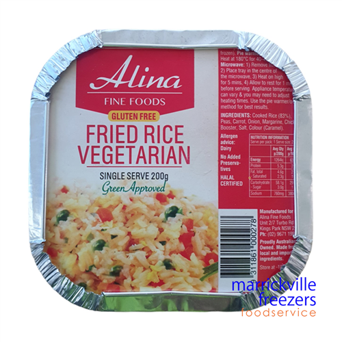 Rice Fried Vegetarian 24x200gr ALINA