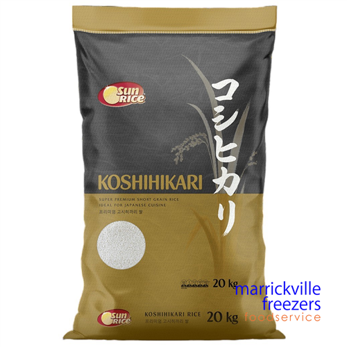 Rice Koshihikari Short Grain 20kg SunRice