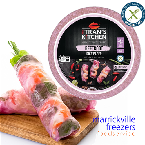 Rice Paper BEETROOT 24x375gr Mrs Trans Kitchen