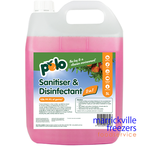 Sanitiser & Disinfectant 2in1 5lt Polo