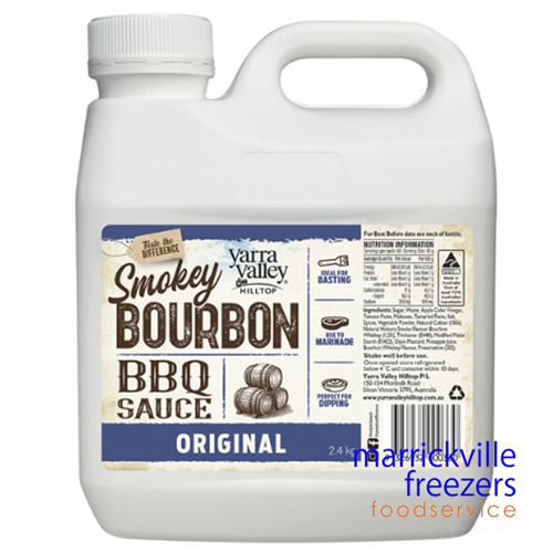 Sauce BBQ Bourbon ORIGINAL 2.4kg Yarra Valley