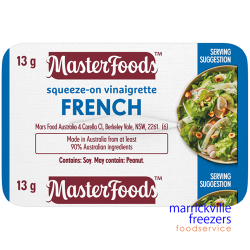 Sauce French Vin Portion Control Squeeze On 100X13g MasterFoods