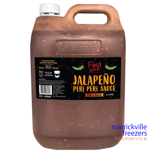 Sauce Peri Peri JALAPENO Orange 5lt FINA FOODS