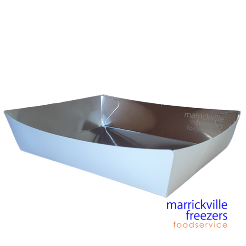 Tray Boat Silver Foil Lined MEDIUM 500