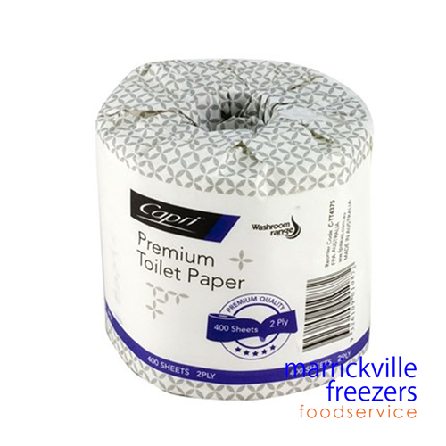 Toilet Roll Premium 2ply Capri 48Rx400S